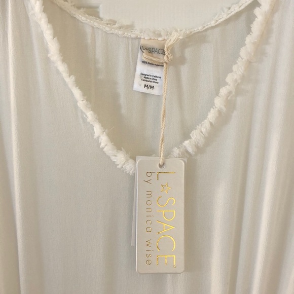 L*Space Noveau Maxi Dress Swim Cover Up M - Picture 5 of 6